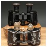 WWII German Dienstglas 6x30 Binocular Pair