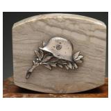1930s German Infantry Honor Desk Paperweight