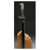 WWII German Fire Police Dress Bayonet, F.W. Hï¿½ll