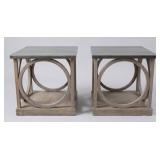 Pair Universal Furniture End Tables, Model 558825