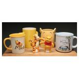 Winnie the Pooh Mugs & Shakers, (6)