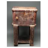 1930s Art Deco Wooden Humidor Smoker