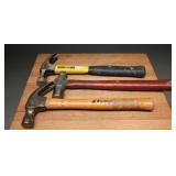 Hammers (3) Stanley & Craftsman