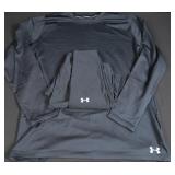 Under Armour ColdGear Black Fitted Set, XXL