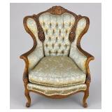 Gornick Furniture Victorian Carved Armchair