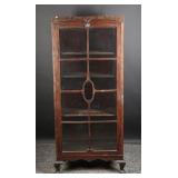 Petite Early 20th-Century Mahogany Display