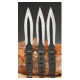 Perfect Point Stainless Steel Throwing Knives Set