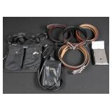 Leather Belts, New Wallet, Two Handbags