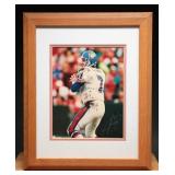Framed John Elway Autographed Denver Broncos