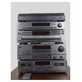 Sony Stereo System with Speakers and Turntable