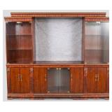 Cherry Entertainment Wall Unit w/ Display