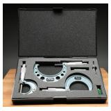 Mitutoyo Outside Micrometer 3-Piece Set 0-3"