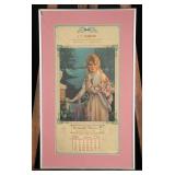 1924 Brownbilt Shoes Advertising Litho Calendar