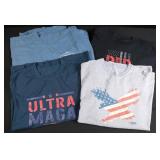 Group of Patriotic Themed Graphic T-Shirts (4)