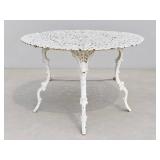 Victorian Revival Cast Iron Garden Table