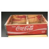Vintage Coca-Cola Wooden Soda Crate Box