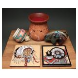 Native American-Inspired Decorative Ceramics