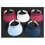 Group of Cotton Sun Visors, Like New (5)