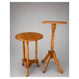 Medium Wood Plant Stands, 23" and 32"