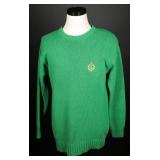 Vintage Ralph Lauren Kelly Green Cotton Sweater-L