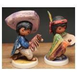 Goebel DeGrazia Horse & Drummer Boy Figures, (2)