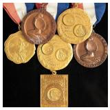 1954-1955 AAU Swimming Medals, Balfour & Weyhing 6