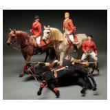 Steha West German Fox Hunt Group, 9 Pieces