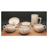 Winfield Pottery Dragon Flower 7-Piece China Set