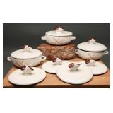 Winfield Dragon Flower Handcraft Casseroles (3)