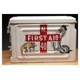 Al Boggs Disney Animator Painted 1st Aid Ammo Box