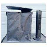 Mainstays Tower Fan & Soledi Laundry Hamper