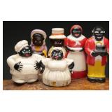 Black Americana Aunt Jemima Mammy Shakers, (6)