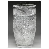 Yasemin Glass Company Turkish Cut Crystal Vase
