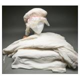 Victorian Cotton Lace Undergarments & Boudoir Cap