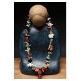 Zuni Style Multi-Stone Carved Fetish Necklace