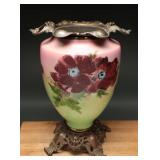 Victorian Hand-Painted Glass Vessel, FGCO 328