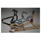 Vtg Big Boy Police Brace & Clip Suspenders Lot (3)
