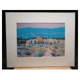 Southwestern Landscape Watercolor by J.W. Beman