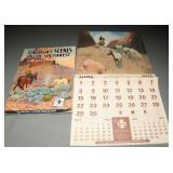 Gerard Curtis Delano Book & 1975 Santa Fe Calendar