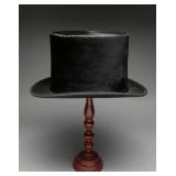 1930s Pollitt Mallin Ambassador Black Top Hat