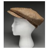 Vtg 30s J.C. Penney Waverly Houndstooth Flat Cap