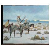 Ronnie Clincher Oglala Sioux Oil Painting