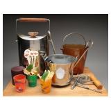 Ekco Eterna, Cambridge Glass Ice Buckets & Barware
