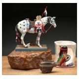 Painted Pony, DeGrazia Luminary & Bear Fetish, (3)
