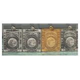 1950-53 Florida AAU Sterling Swim Medals, 58.93g