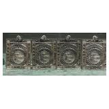 1950 FL AAU Sterling Swimming Medals (4) 54.90g