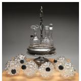 Rogers Smith Quadruple Plate Caster Grape Bottles