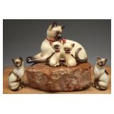 Beswick Siamese Cat & Japanese Salt & Pepper, (5)