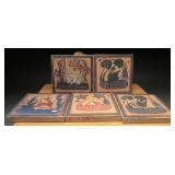 Tonala Mexican Folk Art Terracotta Clay Tiles (5)