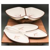 Winfield Dragon Flower Divided and Leaf Trays (2)